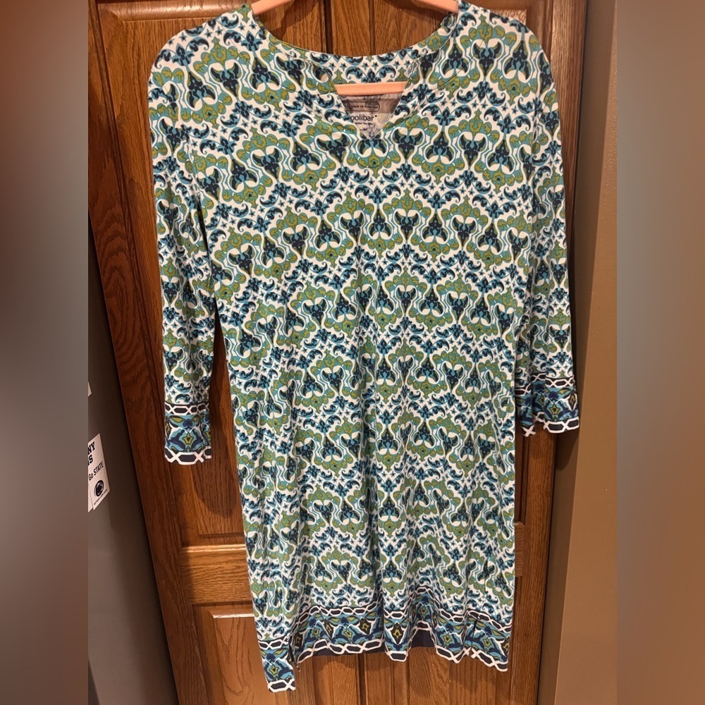 Coolibar Women's Long Sleeve Travel Shirt Dress UPF 50+, Size S